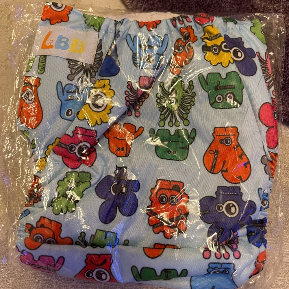 Animals - LBB Pocket Cloth Diaper - Reusable Washable - Adjustable Snap
